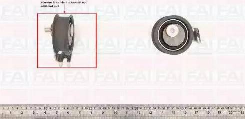 FAI AutoParts T9581 - Spriegotājrullītis, Gāzu sadales mehānisma piedziņas siksna ps1.lv