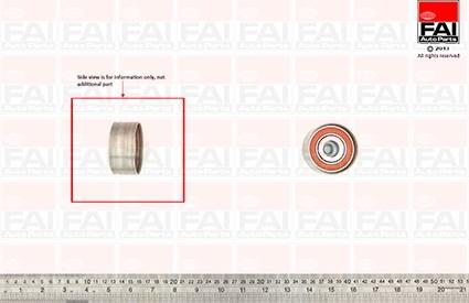 FAI AutoParts T9527 - Parazīt / Vadrullītis, Zobsiksna ps1.lv