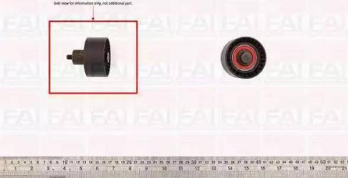 FAI AutoParts T9348 - Parazīt / Vadrullītis, Zobsiksna ps1.lv