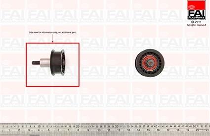 FAI AutoParts T9358 - Parazīt / Vadrullītis, Zobsiksna ps1.lv