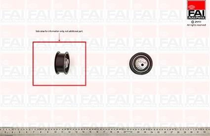 FAI AutoParts T9309 - Spriegotājrullītis, Gāzu sadales mehānisma piedziņas siksna ps1.lv