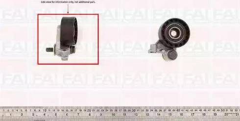 FAI AutoParts T9316 - Spriegotājrullītis, Gāzu sadales mehānisma piedziņas siksna ps1.lv