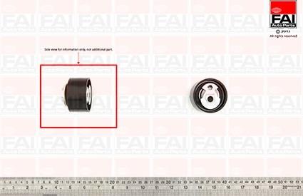 FAI AutoParts T9317 - Spriegotājrullītis, Gāzu sadales mehānisma piedziņas siksna ps1.lv