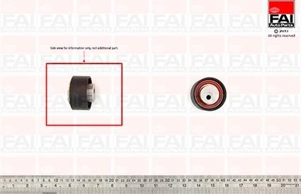 FAI AutoParts T9385 - Spriegotājrullītis, Gāzu sadales mehānisma piedziņas siksna ps1.lv