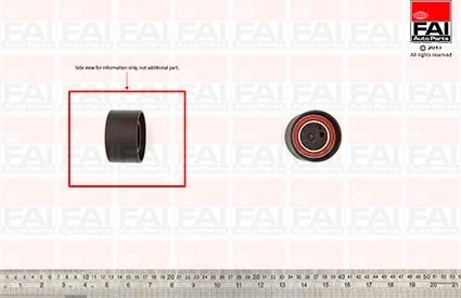 FAI AutoParts T9335 - Spriegotājrullītis, Gāzu sadales mehānisma piedziņas siksna ps1.lv