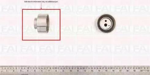 FAI AutoParts T9323 - Spriegotājrullītis, Gāzu sadales mehānisma piedziņas siksna ps1.lv