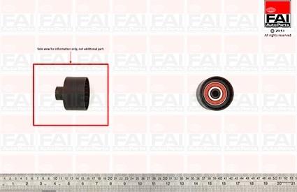 FAI AutoParts T9322 - Parazīt / Vadrullītis, Zobsiksna ps1.lv