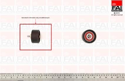 FAI AutoParts T9377 - Parazīt / Vadrullītis, Zobsiksna ps1.lv