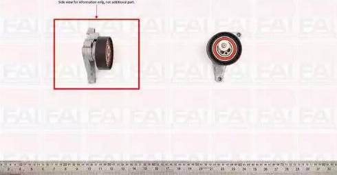 FAI AutoParts T9265 - Spriegotājrullītis, Gāzu sadales mehānisma piedziņas siksna ps1.lv