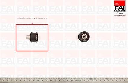 FAI AutoParts T9263 - Parazīt / Vadrullītis, Zobsiksna ps1.lv