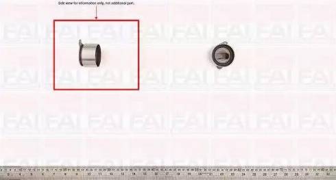 FAI AutoParts T9285 - Spriegotājrullītis, Gāzu sadales mehānisma piedziņas siksna ps1.lv