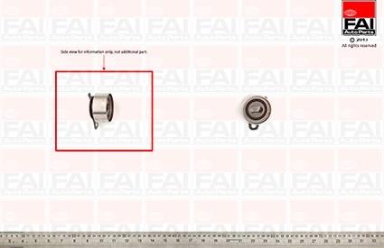 FAI AutoParts T9288 - Spriegotājrullītis, Gāzu sadales mehānisma piedziņas siksna ps1.lv