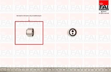 FAI AutoParts T9270 - Spriegotājrullītis, Gāzu sadales mehānisma piedziņas siksna ps1.lv