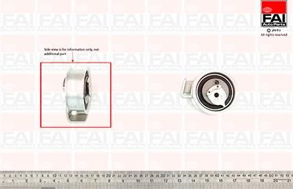 FAI AutoParts T9774 - Spriegotājrullītis, Gāzu sadales mehānisma piedziņas siksna ps1.lv