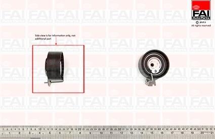 FAI AutoParts T9778 - Spriegotājrullītis, Gāzu sadales mehānisma piedziņas siksna ps1.lv