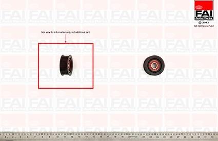 FAI AutoParts T1032 - Parazīt / Vadrullītis, Ķīļrievu siksna ps1.lv