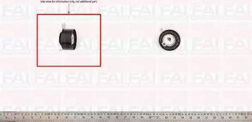 FAI AutoParts T1168 - Spriegotājrullītis, Gāzu sadales mehānisma piedziņas siksna ps1.lv