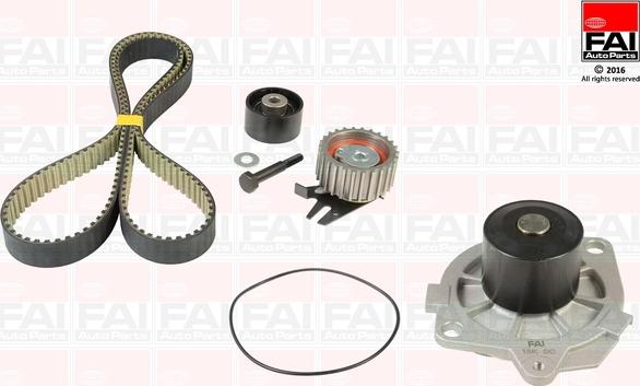 FAI AutoParts TBK493-6228 - Ūdenssūknis + Zobsiksnas komplekts ps1.lv