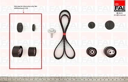 FAI AutoParts TBK460 - Zobsiksnas komplekts ps1.lv