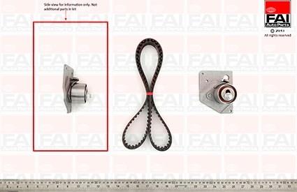 FAI AutoParts TBK439 - Zobsiksnas komplekts ps1.lv