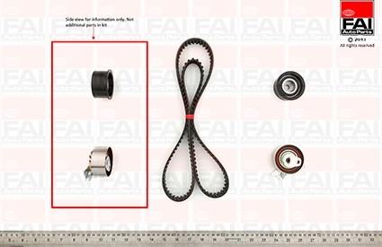 FAI AutoParts TBK435 - Zobsiksnas komplekts ps1.lv