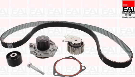 FAI AutoParts TBK433-6332 - Ūdenssūknis + Zobsiksnas komplekts ps1.lv