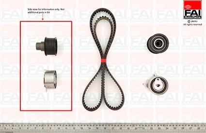 FAI AutoParts TBK56 - Zobsiksnas komplekts ps1.lv