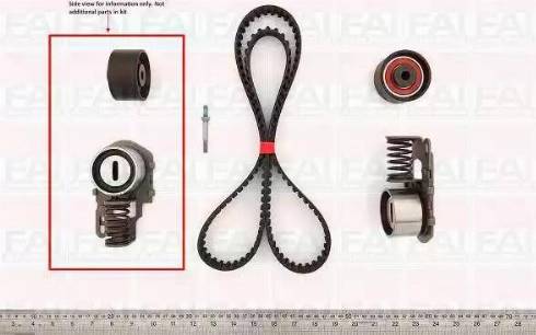 FAI AutoParts TBK51 - Zobsiksnas komplekts ps1.lv