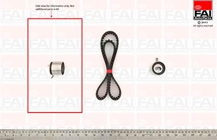 FAI AutoParts TBK61 - Zobsiksnas komplekts ps1.lv