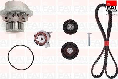 FAI AutoParts TBK156-6382 - Ūdenssūknis + Zobsiksnas komplekts ps1.lv