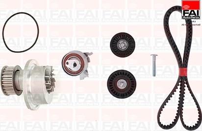 FAI AutoParts TBK156-3084 - Ūdenssūknis + Zobsiksnas komplekts ps1.lv