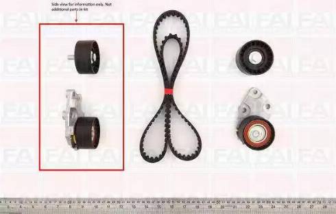 FAI AutoParts TBK165 - Zobsiksnas komplekts ps1.lv