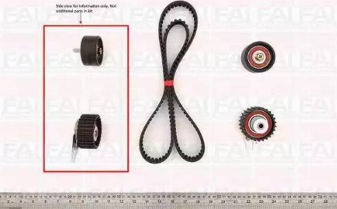 FAI AutoParts TBK184 - Zobsiksnas komplekts ps1.lv