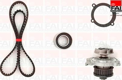 FAI AutoParts TBK187-6260 - Ūdenssūknis + Zobsiksnas komplekts ps1.lv