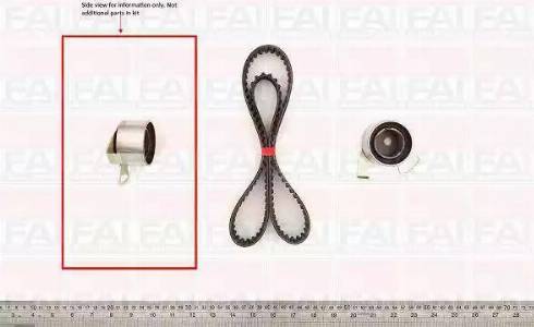 FAI AutoParts TBK135 - Zobsiksnas komplekts ps1.lv