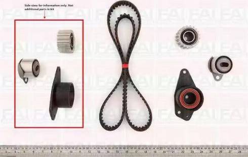 FAI AutoParts TBK122 - Zobsiksnas komplekts ps1.lv