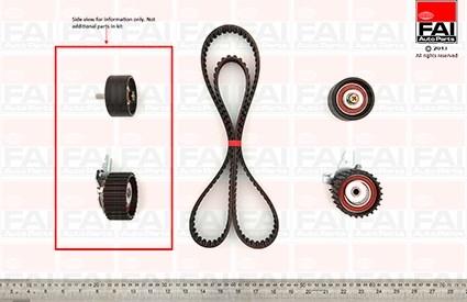 FAI AutoParts TBK174 - Zobsiksnas komplekts ps1.lv