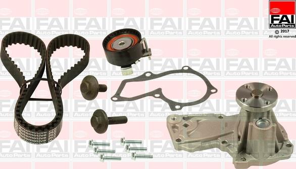 FAI AutoParts TBK177-6409 - Ūdenssūknis + Zobsiksnas komplekts ps1.lv