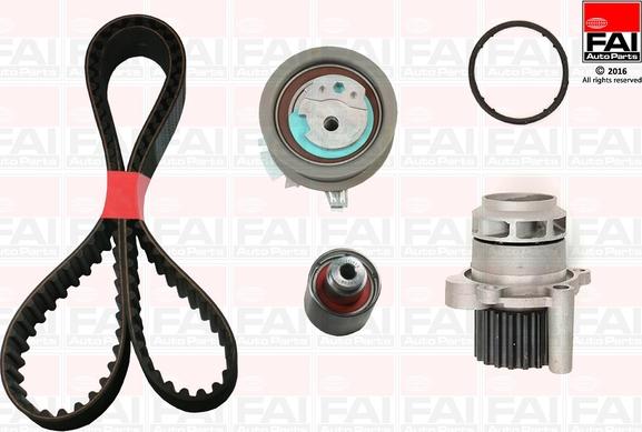 FAI AutoParts TBK345-6437 - Ūdenssūknis + Zobsiksnas komplekts ps1.lv