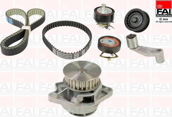 FAI AutoParts TBK346-6210 - Ūdenssūknis + Zobsiksnas komplekts ps1.lv