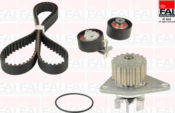 FAI AutoParts TBK343-6416 - Ūdenssūknis + Zobsiksnas komplekts ps1.lv