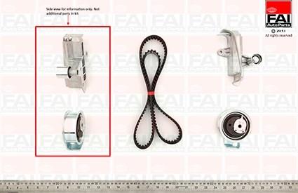 FAI AutoParts TBK385 - Zobsiksnas komplekts ps1.lv