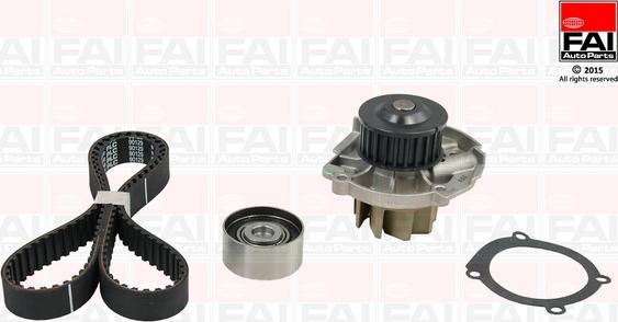 FAI AutoParts TBK371-6519 - Ūdenssūknis + Zobsiksnas komplekts ps1.lv