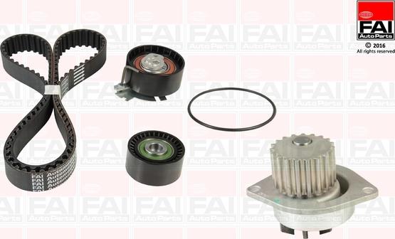 FAI AutoParts TBK252-6038 - Ūdenssūknis + Zobsiksnas komplekts ps1.lv