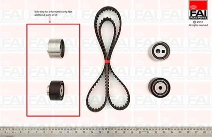 FAI AutoParts TBK219 - Zobsiksnas komplekts ps1.lv