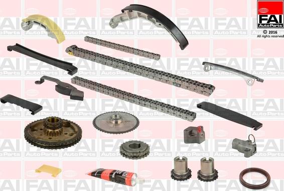 FAI AutoParts TCK41CRD - Sadales vārpstas piedziņas ķēdes komplekts ps1.lv