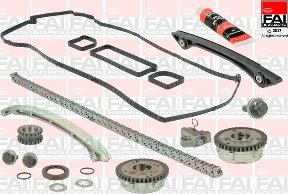 FAI AutoParts TCK288VVT - Sadales vārpstas piedziņas ķēdes komplekts ps1.lv