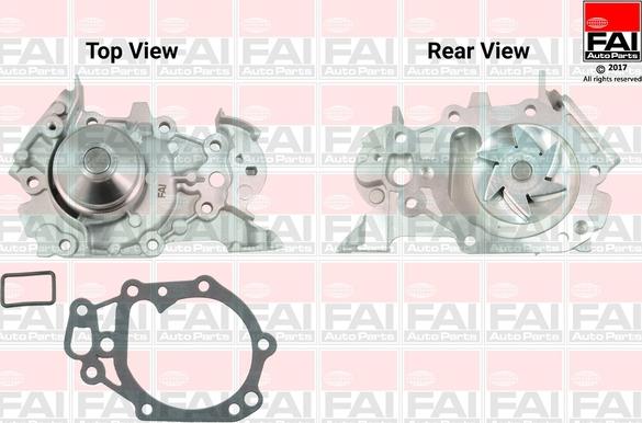 FAI AutoParts WP6326 - Ūdenssūknis ps1.lv