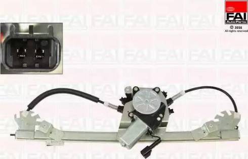 FAI AutoParts WR075M - Stikla pacelšanas mehānisms ps1.lv