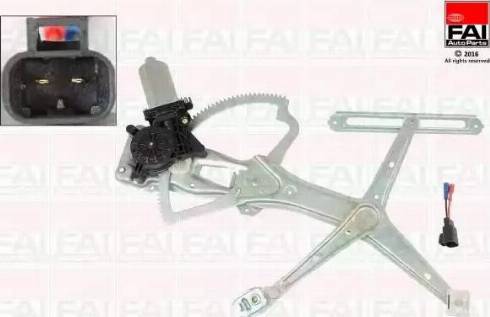 FAI AutoParts WR130M - Stikla pacelšanas mehānisms ps1.lv